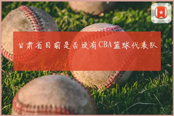 甘肃省目前是否设有CBA篮球代表队